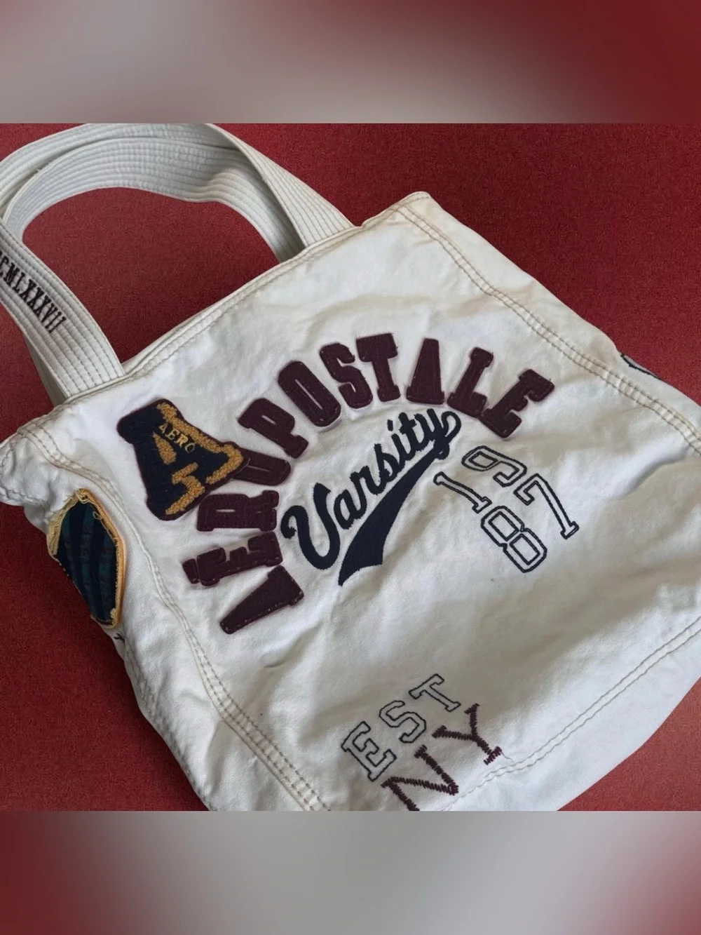 Aéropostale white tote bag